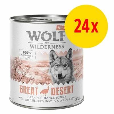 Sparpaket 24 X 800 G Wolf Of Wilderness "Freiland-Fleisch" 1 Sparpaket 24 X 800 G Wolf Of Wilderness "Freiland-Fleisch"
