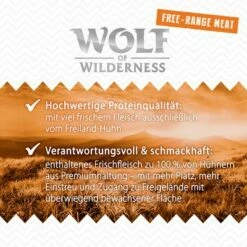 Sparpaket 24 X 800 G Wolf Of Wilderness "Freiland-Fleisch" 17 Sparpaket 24 X 800 G Wolf Of Wilderness "Freiland-Fleisch" -Günstiges Bitiba Geschäft wow freerange wet board wideacres 1000x1000 de 2 4